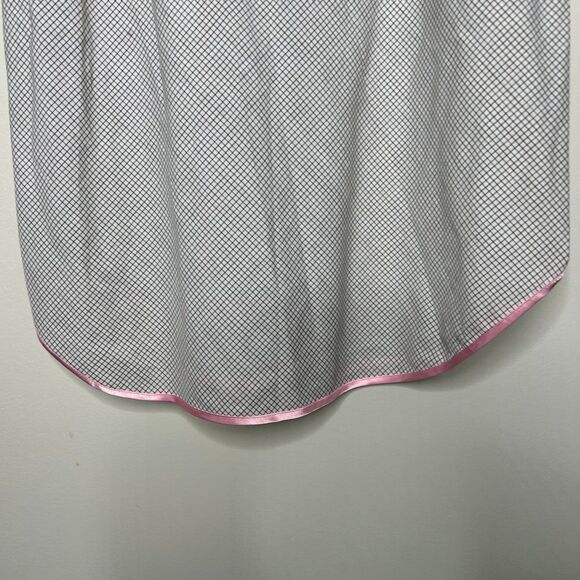 Vintage Josie Natori slip black white lingerie medium - Picture 3 of 7